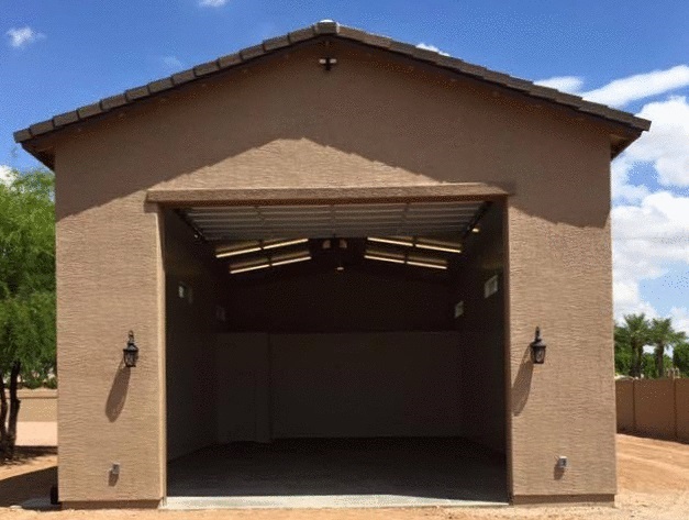 building an RV Garage in Tucson